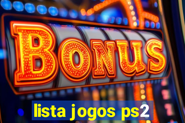 lista jogos ps2